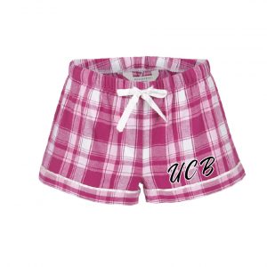 6501 SCRIPT FLANNEL SHORTS UCB